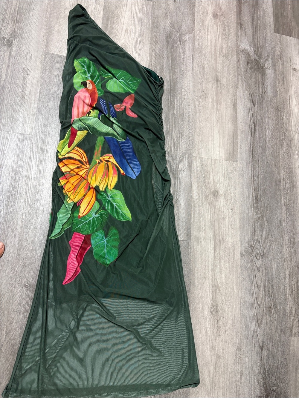 FARM Rio One-Shoulder Printer Midi Dress - Picture 4 of 10